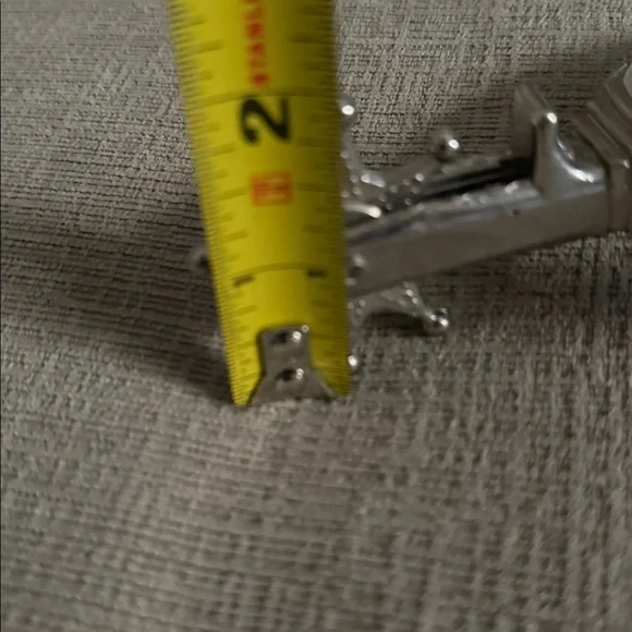 Silver Metal Boot Spurs with Chain - Picture 9 of 10